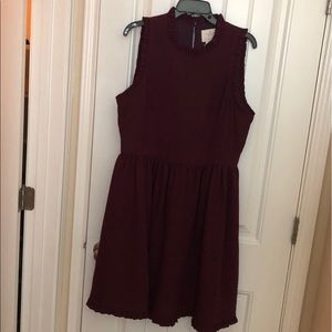 Kate Spade ruffle fit and flare dress size 14